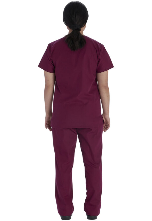 VT526C Conjunto pant. y top Unisex Wine - Imagen 5