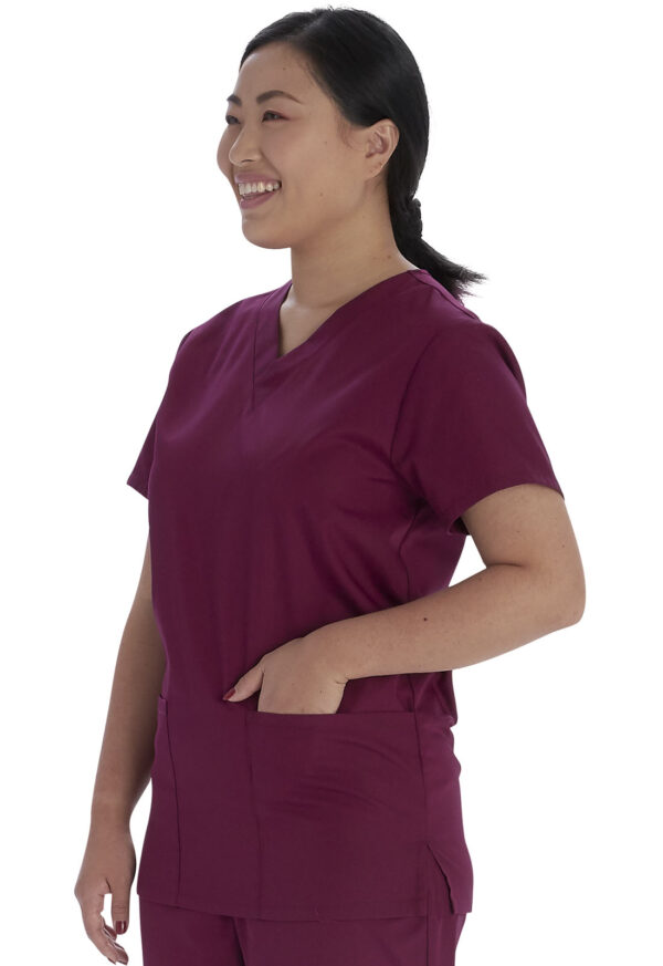 VT526C Conjunto pant. y top Unisex Wine - Imagen 7