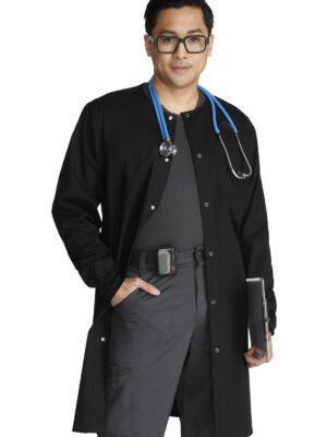 WW361 Bata médica unisex 40" Black