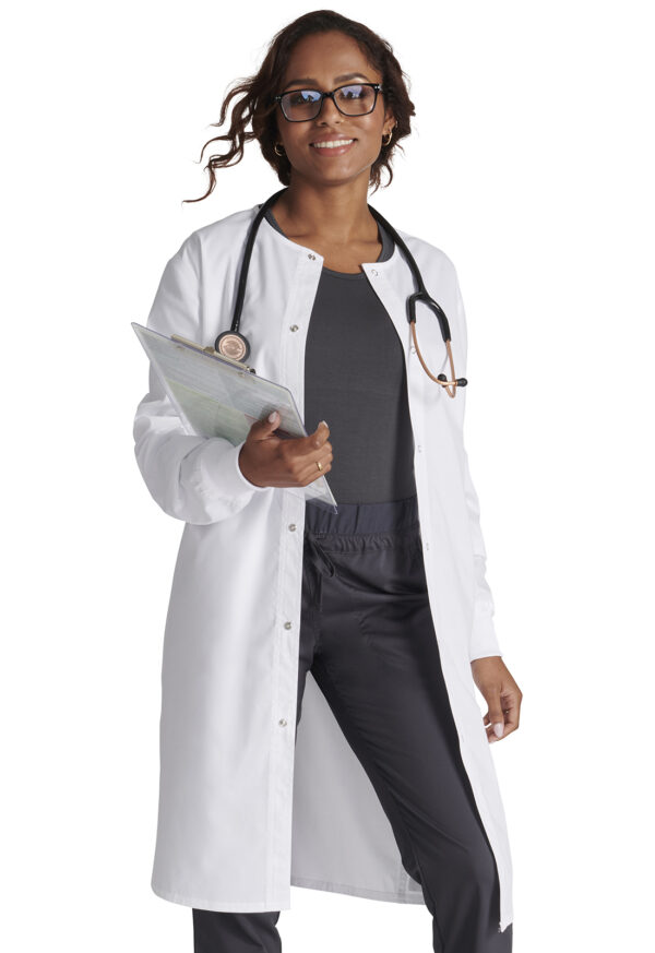 WW361 Bata médica unisex 40" White - Imagen 2
