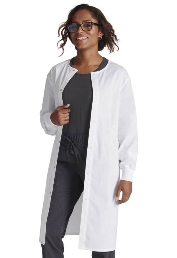 WW361 Bata médica unisex 40" White - Imagen 4
