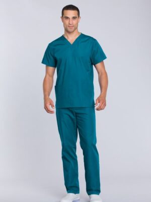 WW530C Conjunto top y pantalón unisex Caribbean Blue