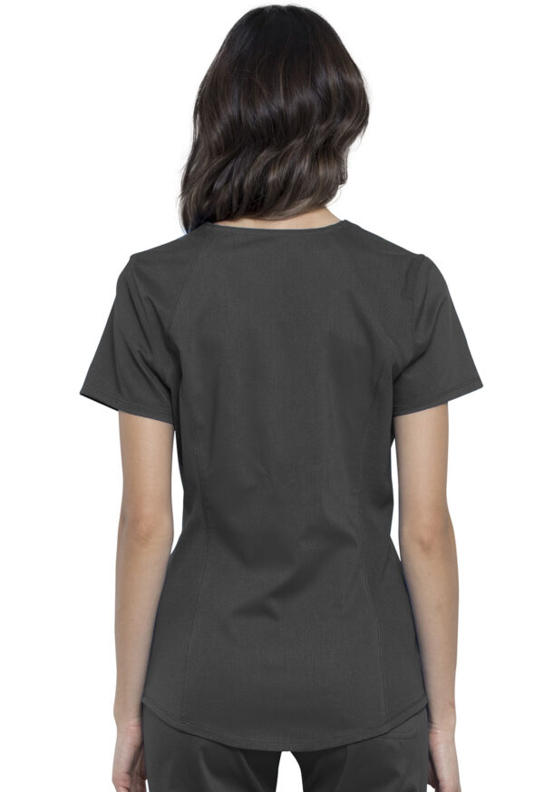 WW601 Top cuello V femen. Pewter - Imagen 4