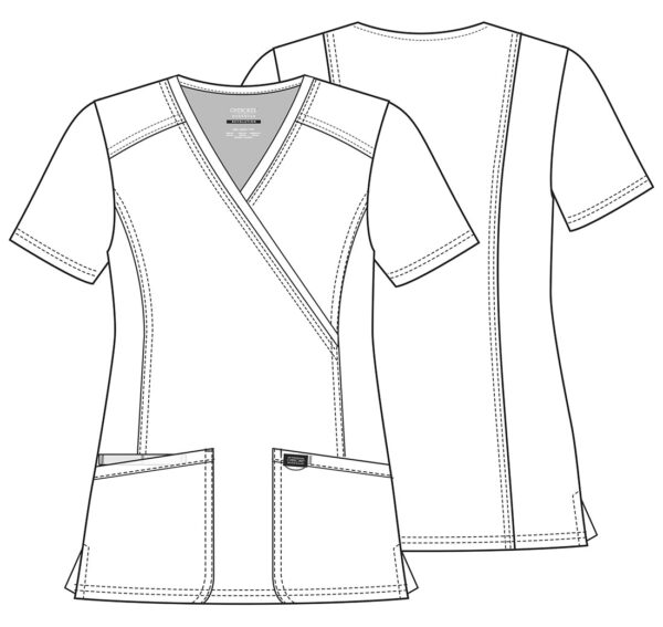WW610 Top femenino Pewter - Imagen 4