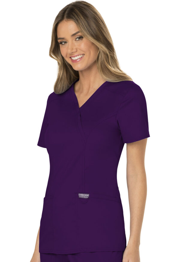 WW610 Top femenino Eggplant - Imagen 2