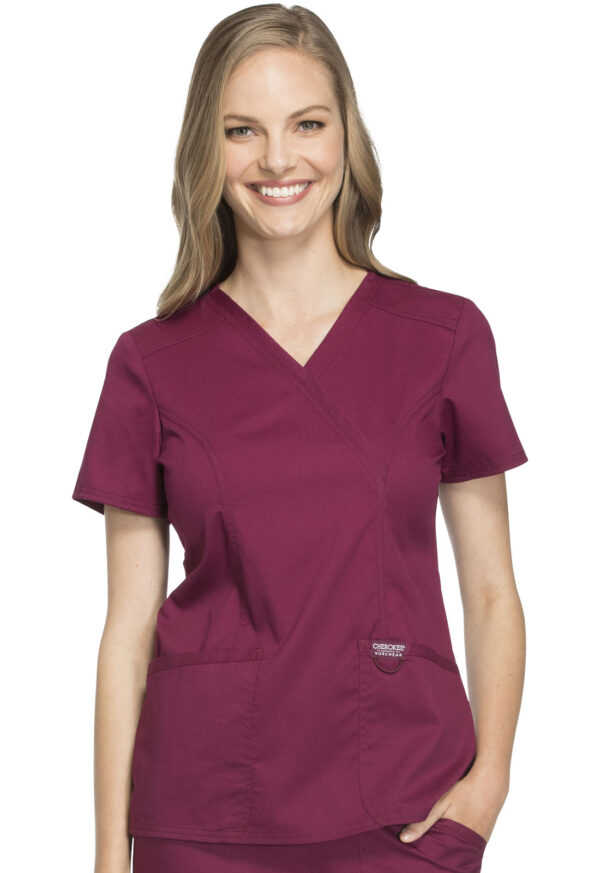 WW610 Top femenino Wine