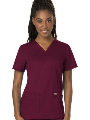 WW620 Top femen. cuello en V Wine