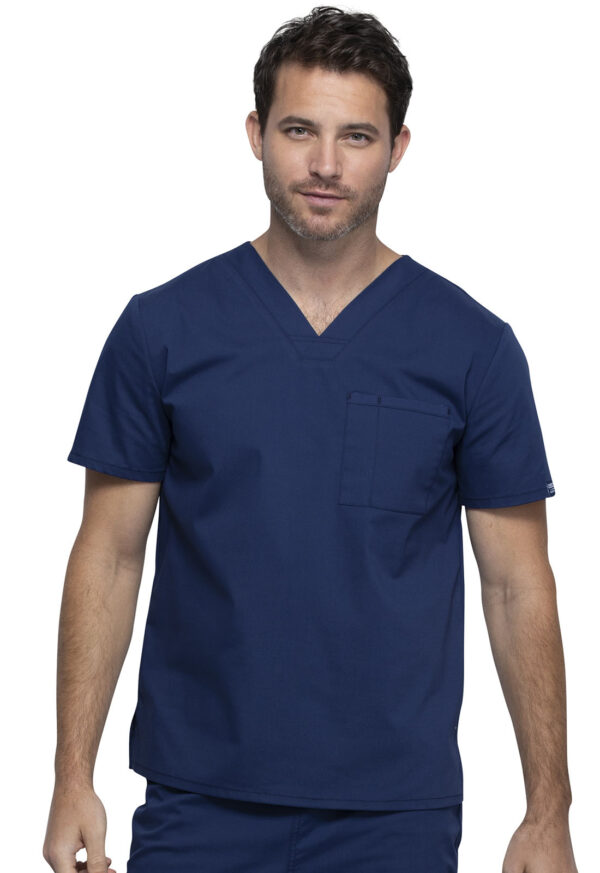 WW644 Top unisex cuello en V Navy