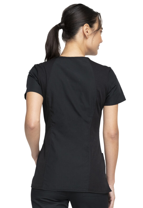 WW645 Top cuello V femen. Black - Imagen 4