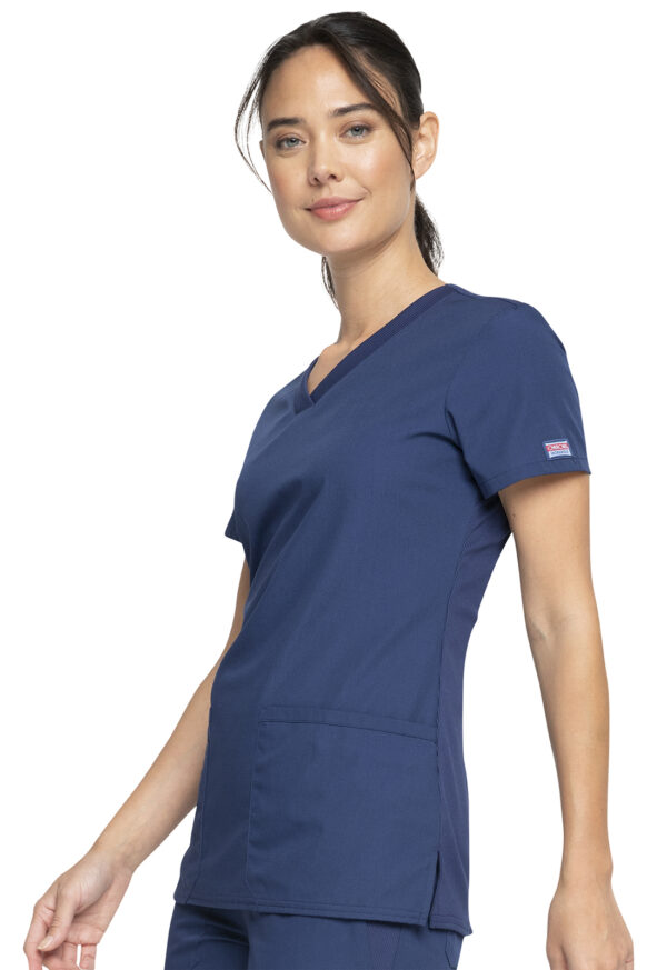 WW645 Top cuello V femen. Navy - Imagen 2