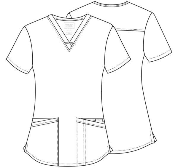 WW665 Camiseta femenina Turquoise - Imagen 2