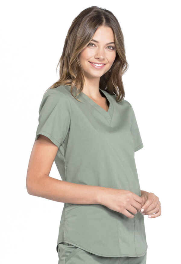 WW665 Top femenino Olive - Imagen 4