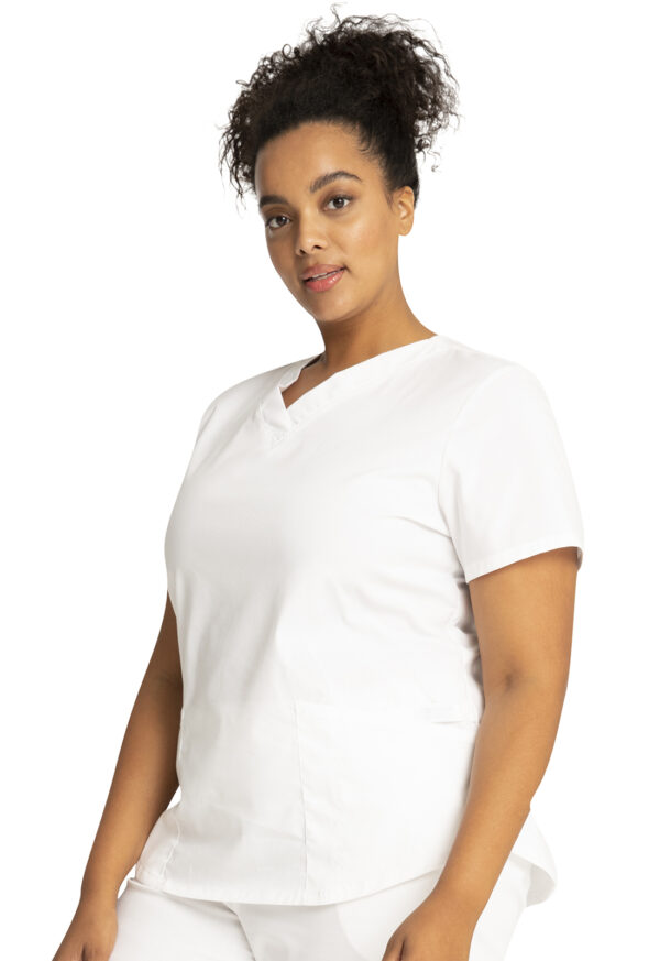 WW665 Top femenino White - Imagen 3