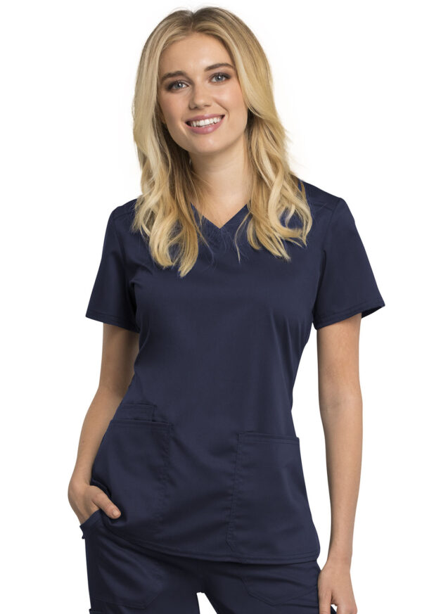 WW770AB Top femenino Navy