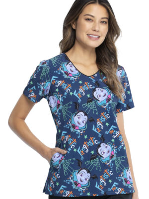 TF626 Top femen. cuello en V Estampados