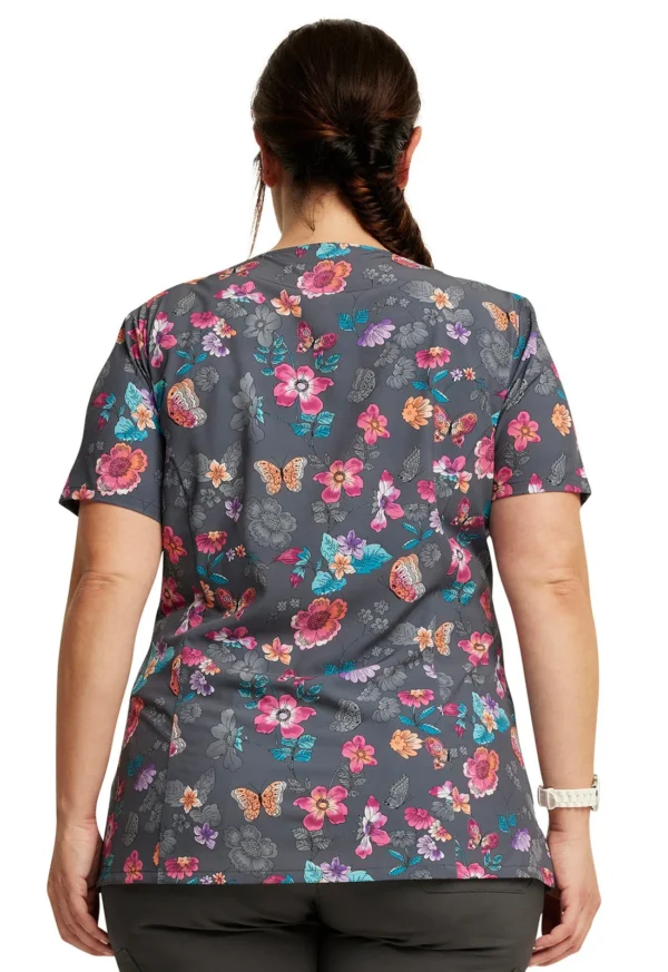 DK616 Top femenino Butterflies Abloom - Imagen 2