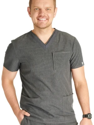 CK752A Top masculino Heather Pewter