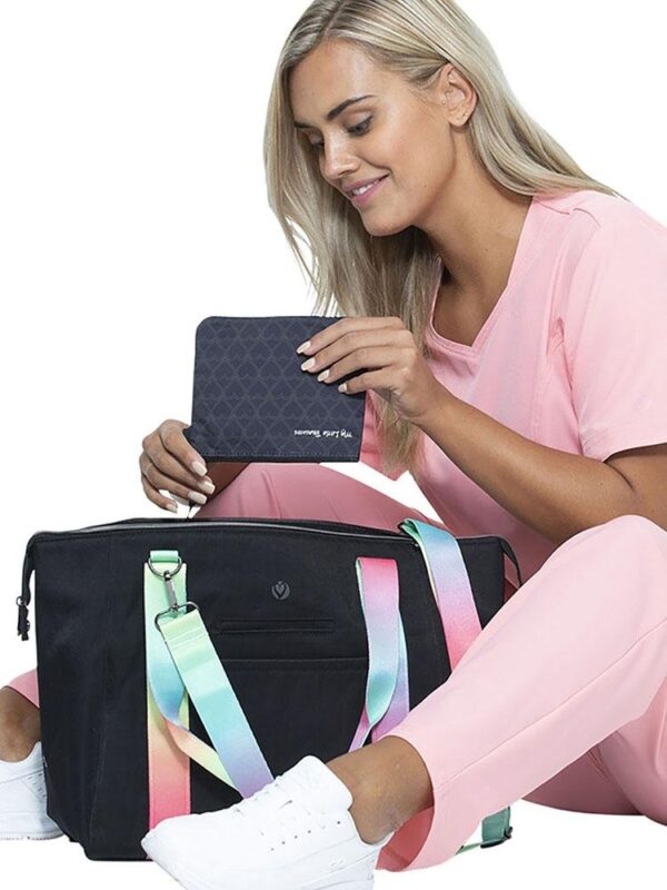 Bolso Madison Duffel Black w/ Rainbow Straps - Imagen 2