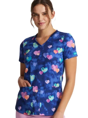 DK876 Top femenino Hippie Hearts