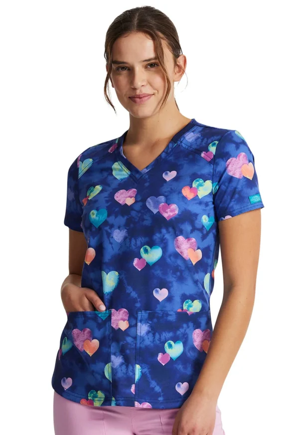 DK876 Top femenino Hippie Hearts