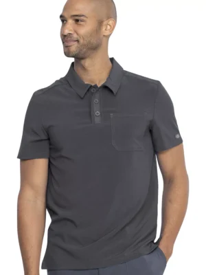 DK925 Camiseta polo masculina Pewter