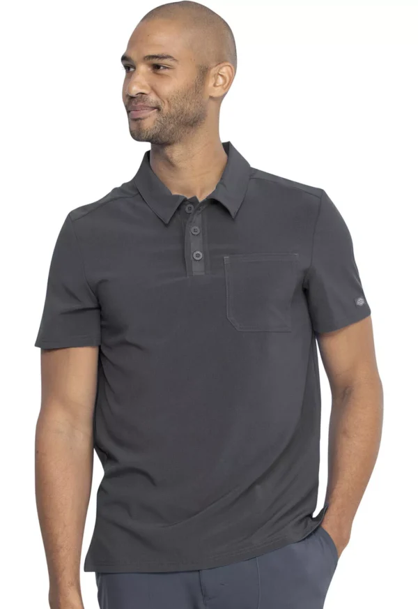 DK925 Camiseta polo masculina Pewter