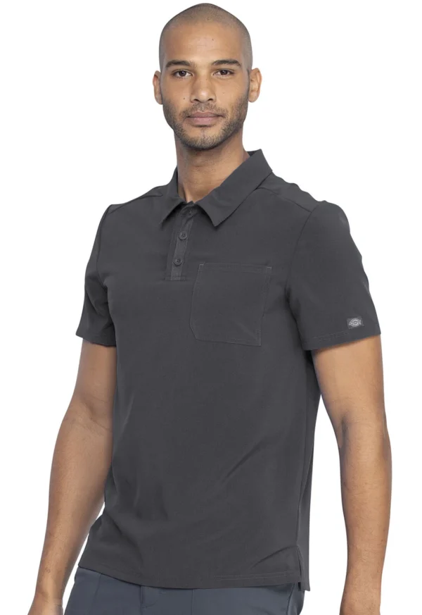 DK925 Camiseta polo masculina Pewter - Imagen 4