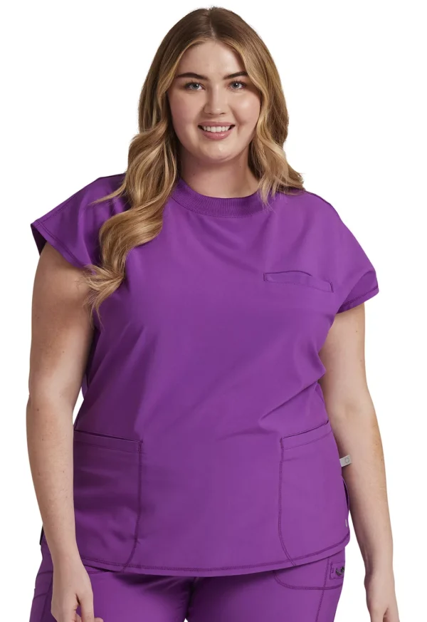 CK742A Top femenino Bright Violet - Imagen 4
