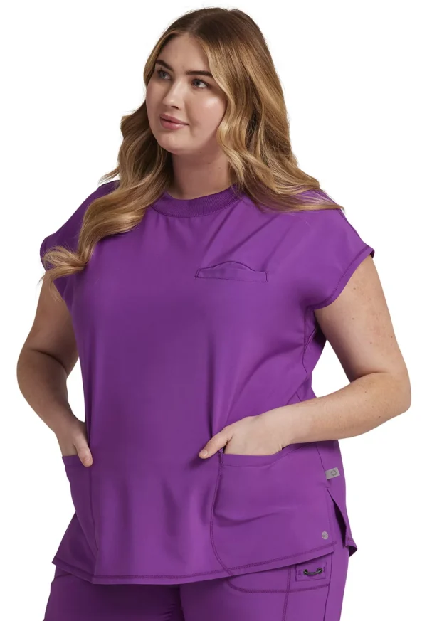 CK742A Top femenino Bright Violet - Imagen 3