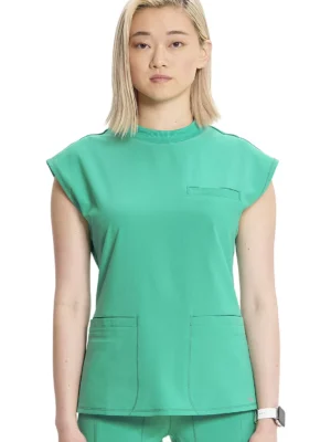 CK742A Top femenino Palm Leaf