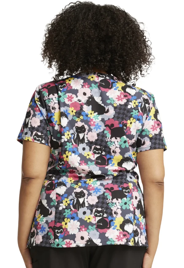 DK616 Top femenino Fur-ever Floral - Imagen 3