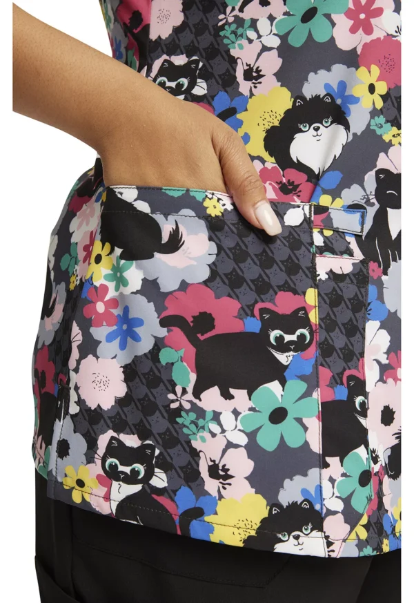 DK616 Top femenino Fur-ever Floral - Imagen 4