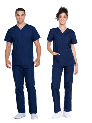 WW530C Conjunto unisex top y pant. Navy