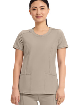 2624A Top femenino Khaki