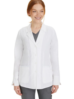 5064 Bata médica femenina White