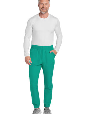 CK278A Pantalón jogger masculino               Teal Blue