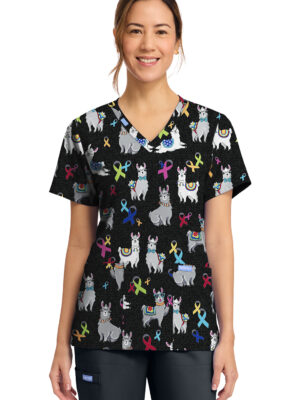CK856 Top femenino Llama Be Aware