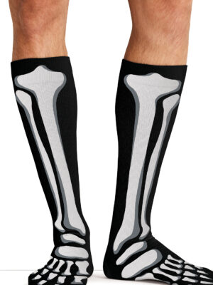 MPRINTSUPPORT Medias de compresión masculina 10-15mmHg Bad To The Bone