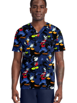 TF788 Top masculino estampado Mickey Bro Time