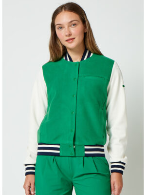 IN526 Chaqueta femenina Retro Green